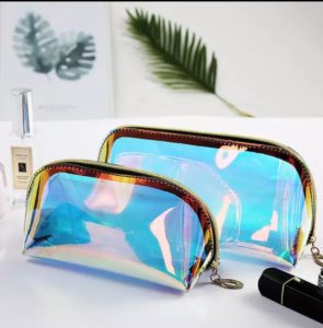 Holographic Azelieshears Makeup bag