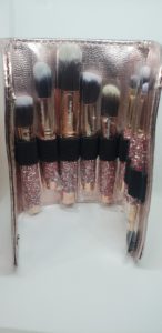 DIAMOND & Rose Gold Makeup Brush set