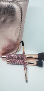 DIAMOND & Rose Gold Makeup Brush set