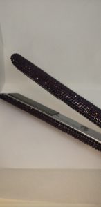 Crystal Studded Flatiron Purple