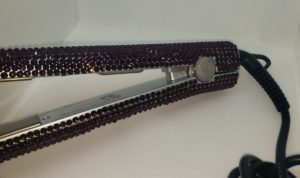 Crystal Studded Flatiron Purple