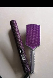 Crystal Studded Hair Brush